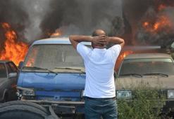 Bursa’da yedi emin deposunda korkutan yangın