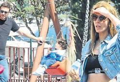 Parkta değil, sette gibi