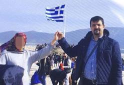 Yunanistan’a kaçtı! Fotoğraf çektirip bakın neler yazdı…