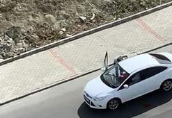 Avcılar'da korku dolu anlar! Aracın içinde genç kadını...