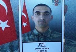 Nöbet sırasında, yıldırım düşmesi sonucu bir asker şehit oldu