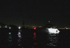 Kadıköy'de denizde kurtarma operasyonu kamerada