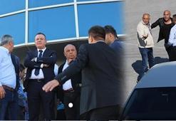 Basın toplantısını silahla bastılar!