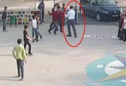Öğretmen öğrencilerin gözü önünde saldırıya uğradı!
