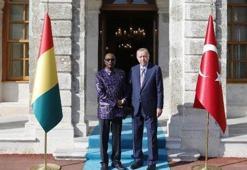 Cumhurbaşkanı Erdoğan, Gine Cumhurbaşkanı ile görüştü