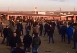 Ağrı'da, hayvan pazarında taşlı sopalı kavga