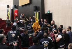 Ankaragücü olağanüstü genel kurulunda kavga