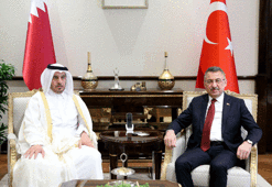 Cumhurbaşkanı Yardımcısı Oktay, Katar Başbakanı Al Sani ile  görüştü