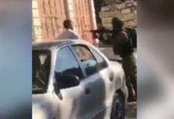 Çocuğunun önünde silah doğrulttular!
