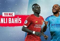 İngiltere'de büyük heyecan! Manchester City-Liverpool maçı canlı bahisle Misli.com'da...