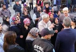 Başkan ile mahalleli arasında gerginlik çıktı
