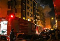 İstanbul'da çatı yangını