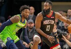 NBA'de Harden 49 sayı attı, üst üste 7. galibiyet geldi