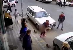 Sokak ortasında soyunarak kaçtı!