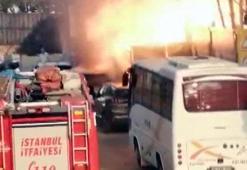 Kadıköy’de patlama anı kamerada
