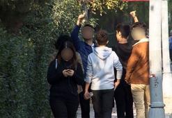 Önce kaza yaptılar, sonra kameraya el salladılar