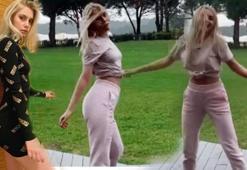 Aleyna Tilki'nin kalça dansı sosyal medyayı salladı
