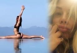 Eliz Sakuçoğlu o anları paylaştı! Bikiniyle...