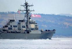 ABD savaş gemisi 'USS Ross' Çanakkale Boğazından geçti