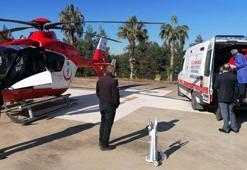Ambulans helikopter, Hadise bebek için havalandı
