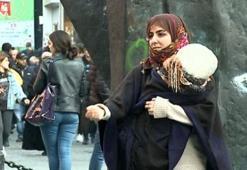 Dilenci kılığına giren muhabir bir saatte 82 lira topladı