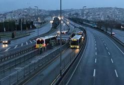 İstanbul'da 2020'nin ilk günü yollar boş kaldı