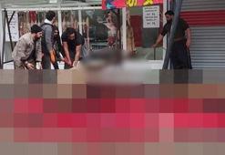 Şanlıurfa'da deve kesme anları kan dondurdu