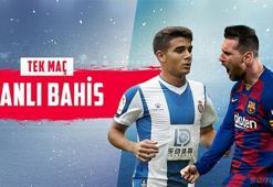 Espanyol - Barcelona maçında Canlı Bahis heyecanı Misli.com'da!