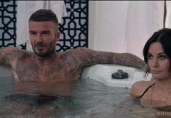 David Beckham jakuzide: Ama yanında Victoria yok