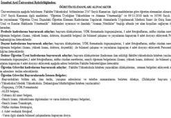 İstanbul Arel Üniversitesi, öğretim elemanı alacak!