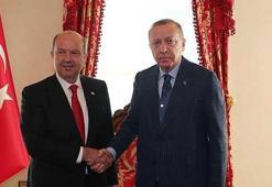 Cumhurbaşkanı Erdoğan, Ersin Tatar ile görüştü
