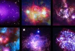 Chandra Teleskobu, çarpışarak birleşen galaksi öbeklerini kaydetti