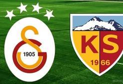 Galatasaray - Kayserispor mücadelesinde 11'ler belli oldu!