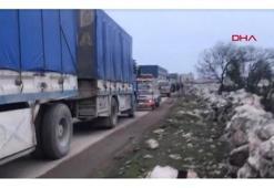 Siviller kaçıyor! Araç kuyrukları oluşturdular