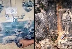 Akıllara durgunluk veren olay! Görüntüleri sosyal medyada yayınladılar