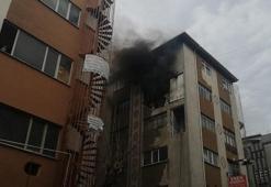 Güngören'de iş yerinde patlama sonrası yangın!