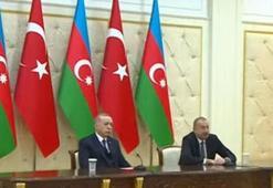 Cumhurbaşkanı Erdoğan ve Aliyev'den ortak basın toplantısı!