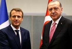 Cumhurbaşkanı Erdoğan, Macron ile görüştü