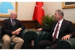 Bakan Akar, Jeffrey ve Satterfield'i kabul etti