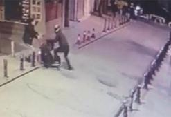 Kahraman kadın kocasını böyle kurtardı