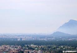 Antalya'yı nem bulutları kapladı