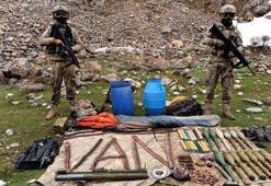 PKK'nın silah ve mühimmatı ele geçirildi