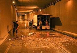 Atılan çöpler giderleri tıkadı, altgeçidi su bastı