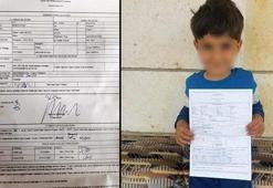 Ailesine şok! 4 yaşındaki çocuğa para cezası kesildi