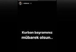 Arda ironi yaptı: Kurban Bayramınız mübarek olsun...
