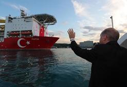 Cumhurbaşkanı Erdoğan'dan "Fatih Sondaj Gemisi" paylaşımı