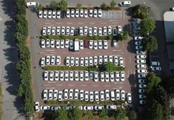 İSKİ'nin bahçesinde dikkat çeken görüntü!