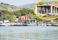 Corona virüsü fırsata çevirdi! Gökçeada Belediyesi sit alanına binalar dikti