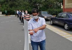 Normalleşme sürecinde ilk sınav böyle yapıldı!
