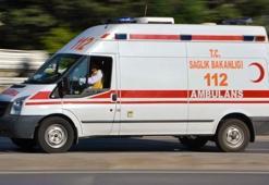 Salih bebek dünyaya gözlerini ambulansta açtı